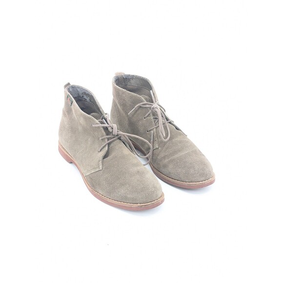 GH Bass & Co Tan Elspeth Sea Rock Suede Leather Lace up Chukka Boots Size 7 - Picture 2 of 9